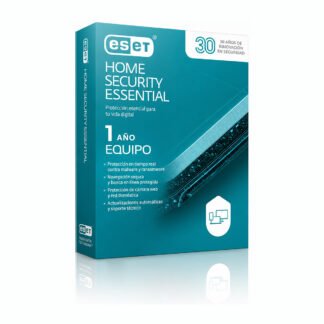 Caja de ESET Home Security Essential – Antivirus 1 Año para 1 PC