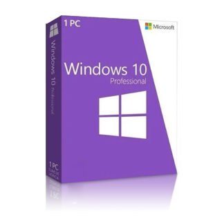 Caja de Microsoft Windows 10 Pro – Licencia Digital Permanente para 1 PC